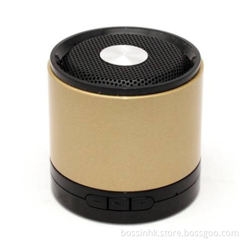 Mini Metal Cylinder Speaker Bluetooth with 400mAh USB TF (Bn-113)